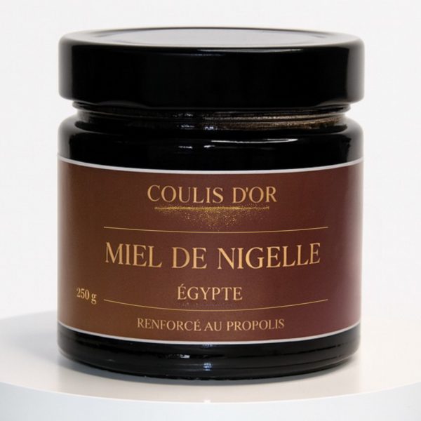 Miel de Nigelle renforcé au propolis - Égypte