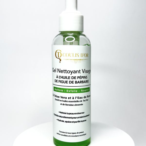 Gel Nettoyant Visage à l’Huile de Pépins de Figue de Barbarie